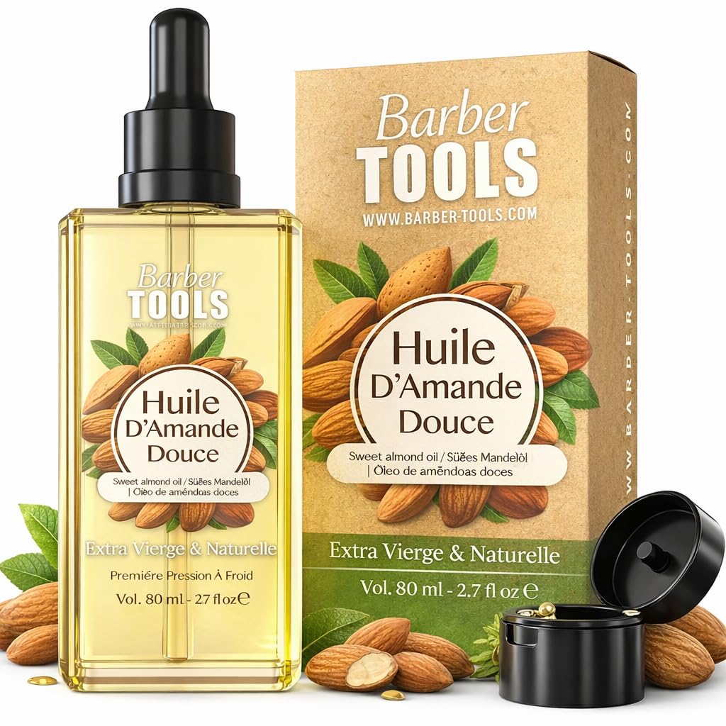 Sweet Almond Oil 100% Pure Natural & Cold Pressed Face Body Hair Nails Sweet Almond Oil 80 ml