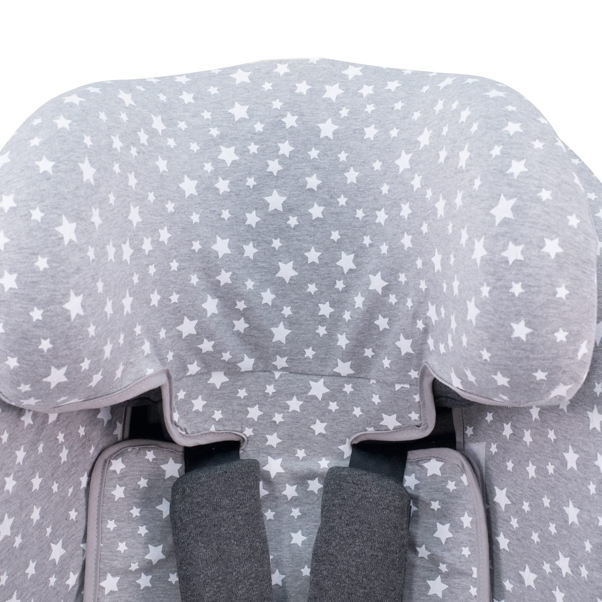 JYOKO Kids Fodera per seggiolino Auto Compatibile con Be Cool Jupiter (White Star)