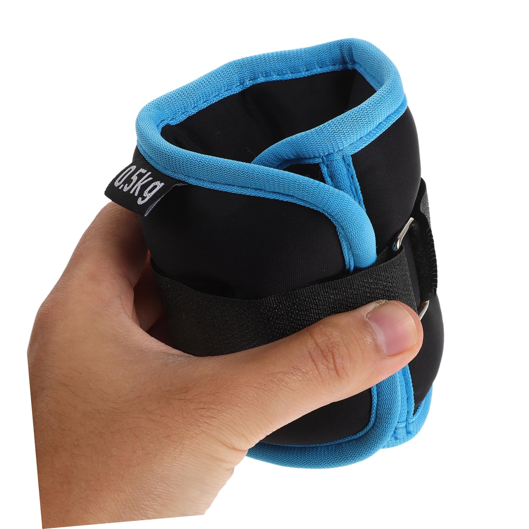 Cavigliere Pesi 2 Pezzi 0, 5kg per Allenamento e Corsa | Neoprene, Sabbia di Ferro e Metallo, per Uomini e Donne, Uso a Casa e Camminata, Portatili