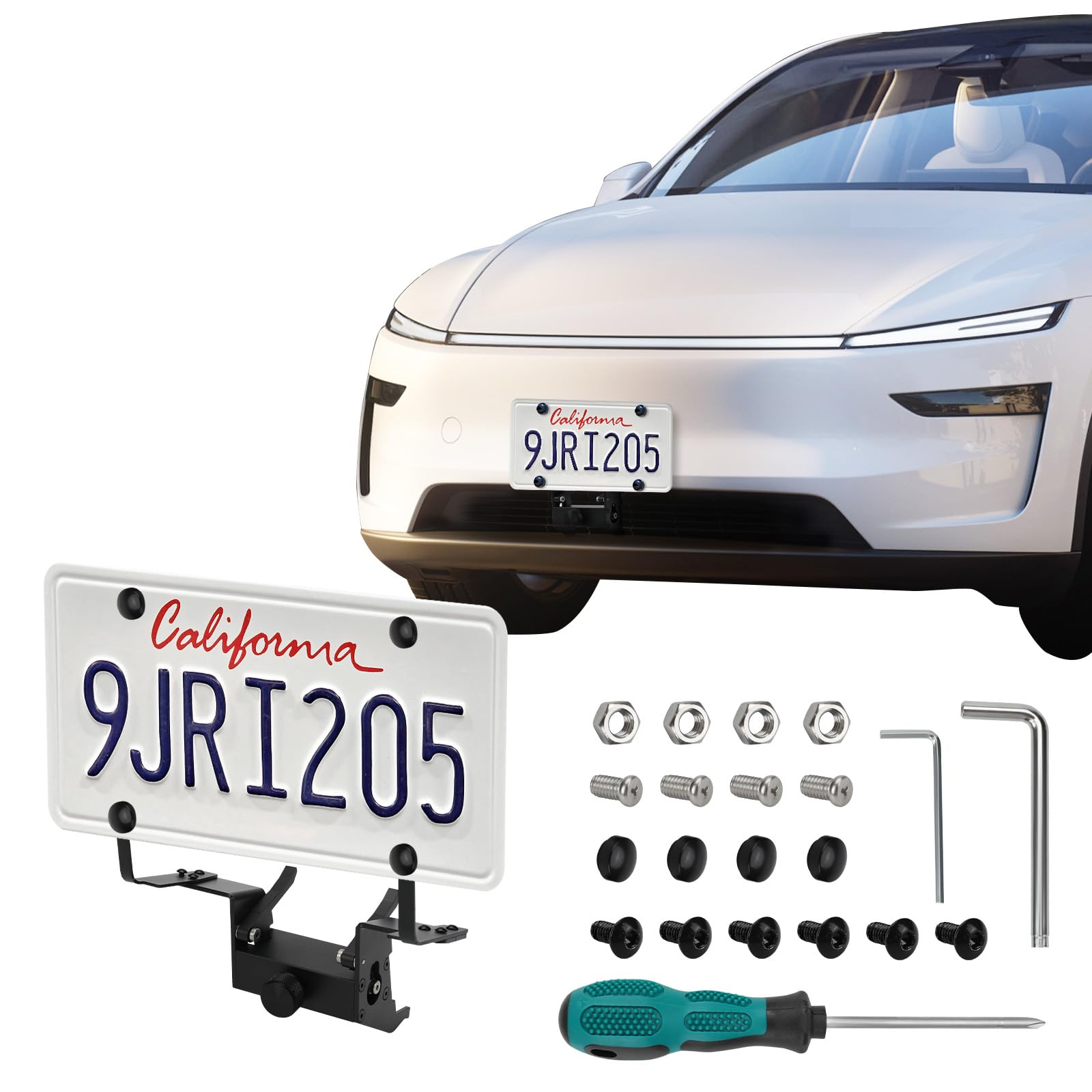 テスラ　ポケット・プレート Amazon.com: FormiPow Front License Plate Holder for Tesla