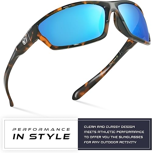 Miniatura 225 de Nitrogen - Gafas de sol deportivas polarizadas envolventes para hombre y mujer, UV400, para conducir, pescar, correr, andar en bicicleta, gafas