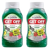 2 x Get Off My Garden Cat & Dog Repellent 460g+40%