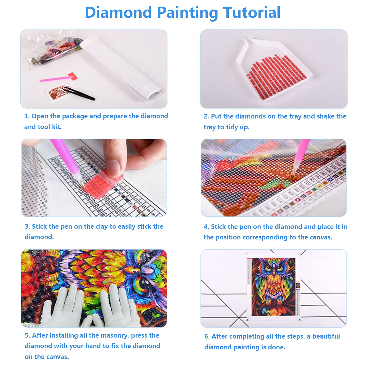 445 Colori 89000 Pezzi Diamond Painting Round Drills Perline, Kit di Arte del Diamante 5D Freestyle Personalizzato, Accessori Diamond Painting, Per Sostituzione Trapani Mancanti