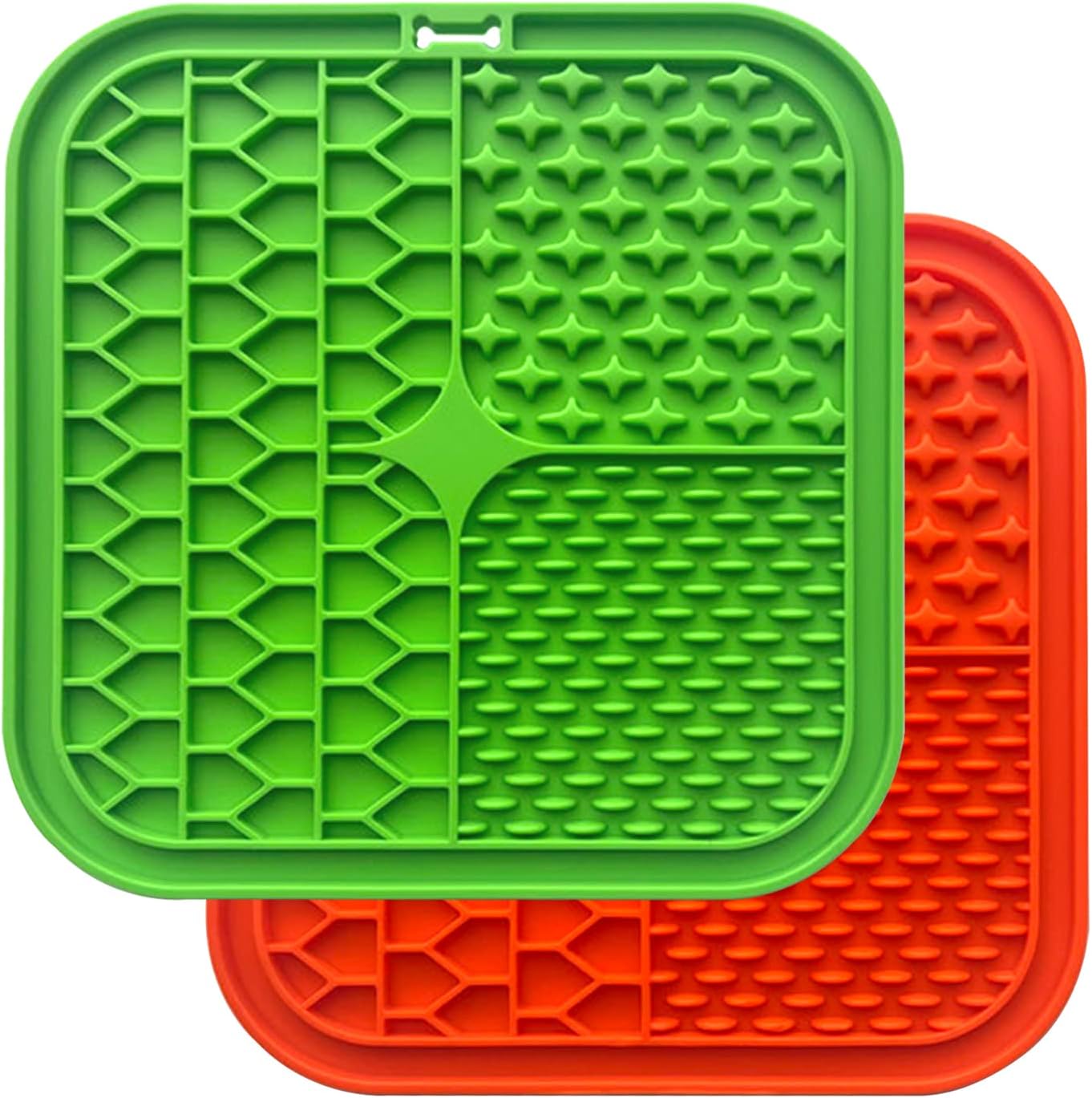 2 PCS Licky Mats for Dogs Dog Lick Mats with Suction Cup Liki Mats for