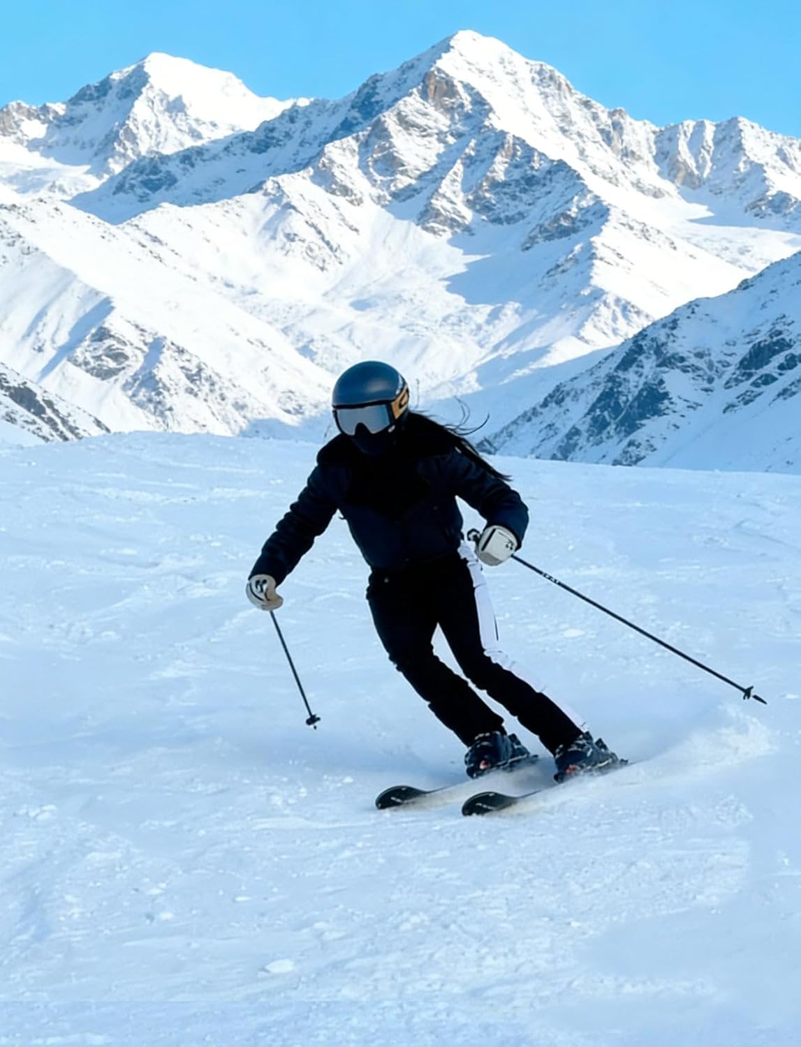 GSOU SNOW Women Ski Suit One Piece Snowsuit Snowboard Faux Fur Collar Slim Jumpsuit Jacket Insulated Windproof Outdoor Winter - Image 7