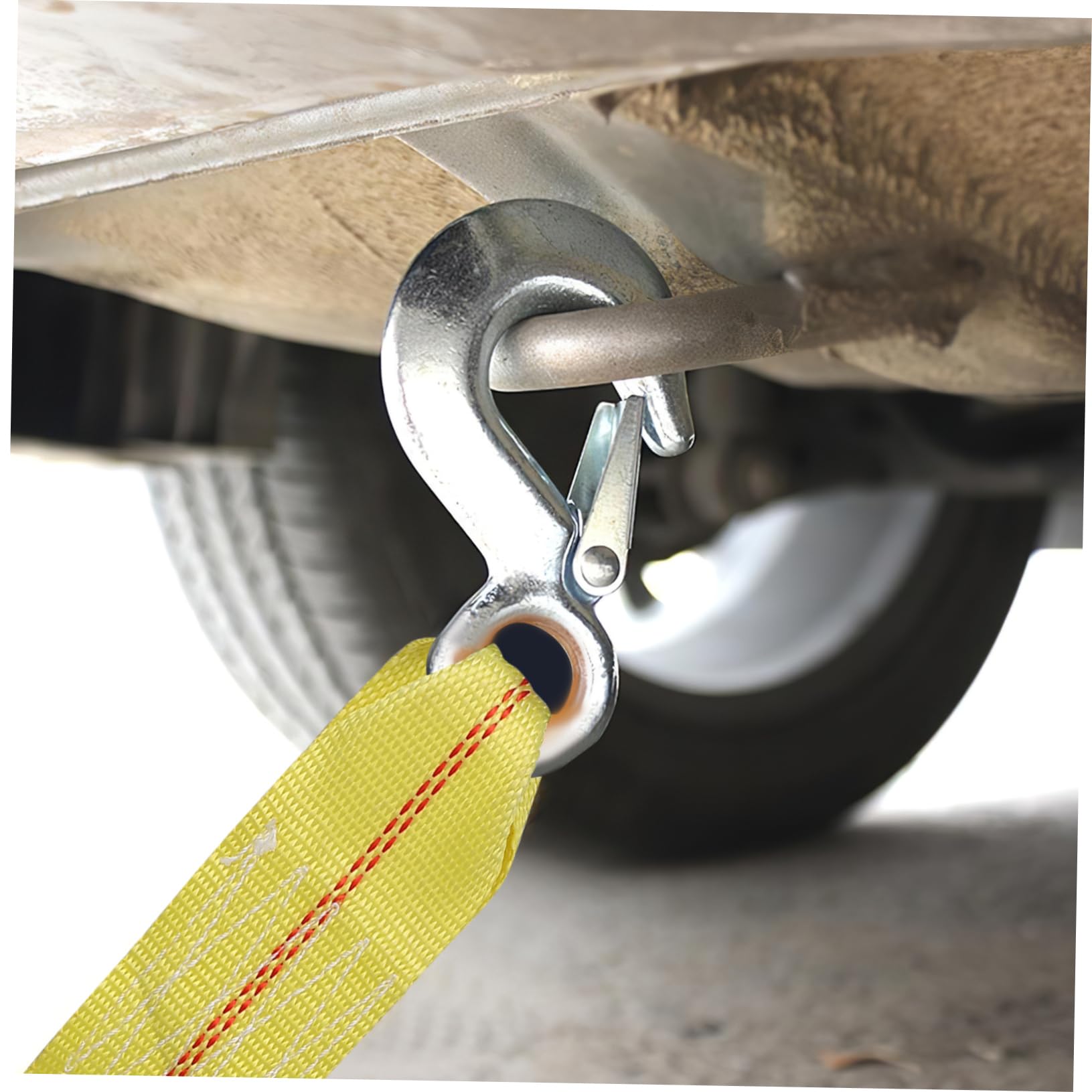 Cabilock 6m Cinghia Traino Per Carichi Pesanti Con Ganci Fune Traino Con Ganci Cinghia Per Cavo Fissaggio Per Camion Barche Auto