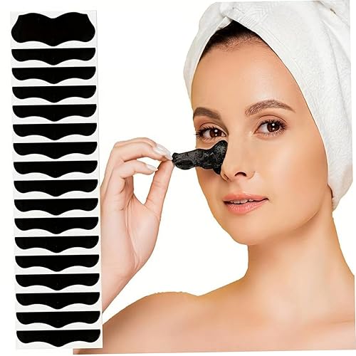 Miniatura 7 de 60 tiras removedoras de puntos negros, limpieza y eliminación, tiras de poros nasales para pieles sensibles, mixtas y normales. Tira removedor de