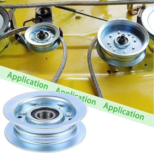 Miniatura 6 de Paquete de 2 poleas tensoras GY22172 que reemplazan a la polea tensora GY22172 John Deere, GY20067 polea tensora GY20067, GY 20067, GY 22172 para