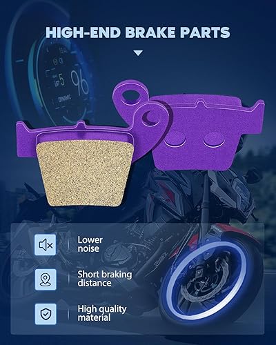 Miniatura 2 de ECCPP Pastillas de freno para Honda CR125R, CR250R, CRF150R Expert, CRF150RB Expert, CRF250R, CRF250X, CRF450R, CRF450X, FA346 Pastillas de freno