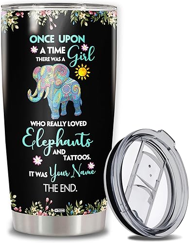 Vista 27 de WAZONE Vaso personalizado de flores de mariposa con tapa, acero inoxidable azul marino, 20 30 onzas, taza de café de viaje con aislamiento al vacío