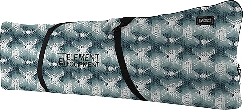 Miniatura 26 de Element Equipment Bolsa acolchada para snowboard, bolsa de viaje para snowboard Negro/Rojo