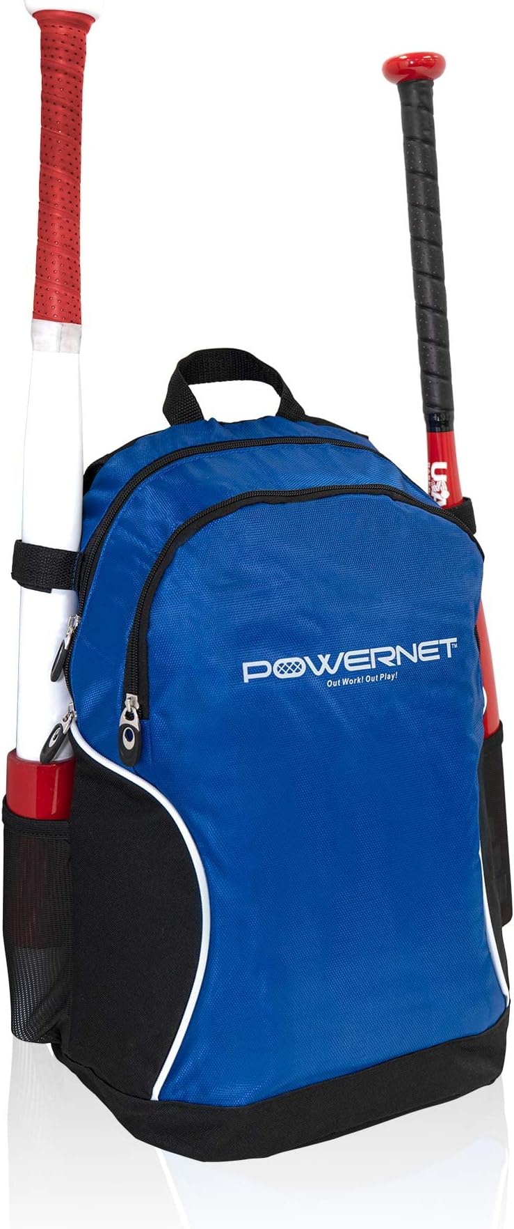 PowerNet Baseball Softball Backpack M (Blue)
