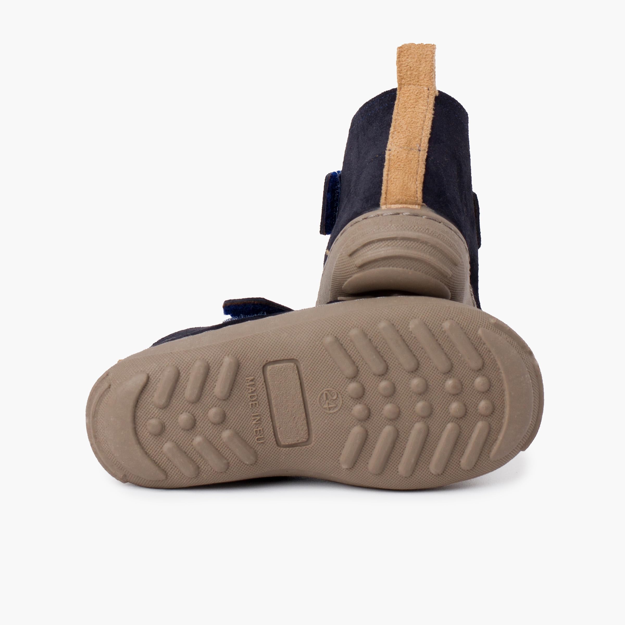 Pisamonas Botas Serraje Niños Suela Sport Tira Adherente