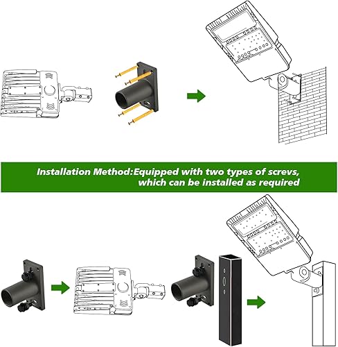 Miniatura 3 de Tenon - Adaptador deslizante para luz LED de estacionamiento, soporte deslizante de 90 grados de 2-38 pulgadas, soporte de montaje de poste de