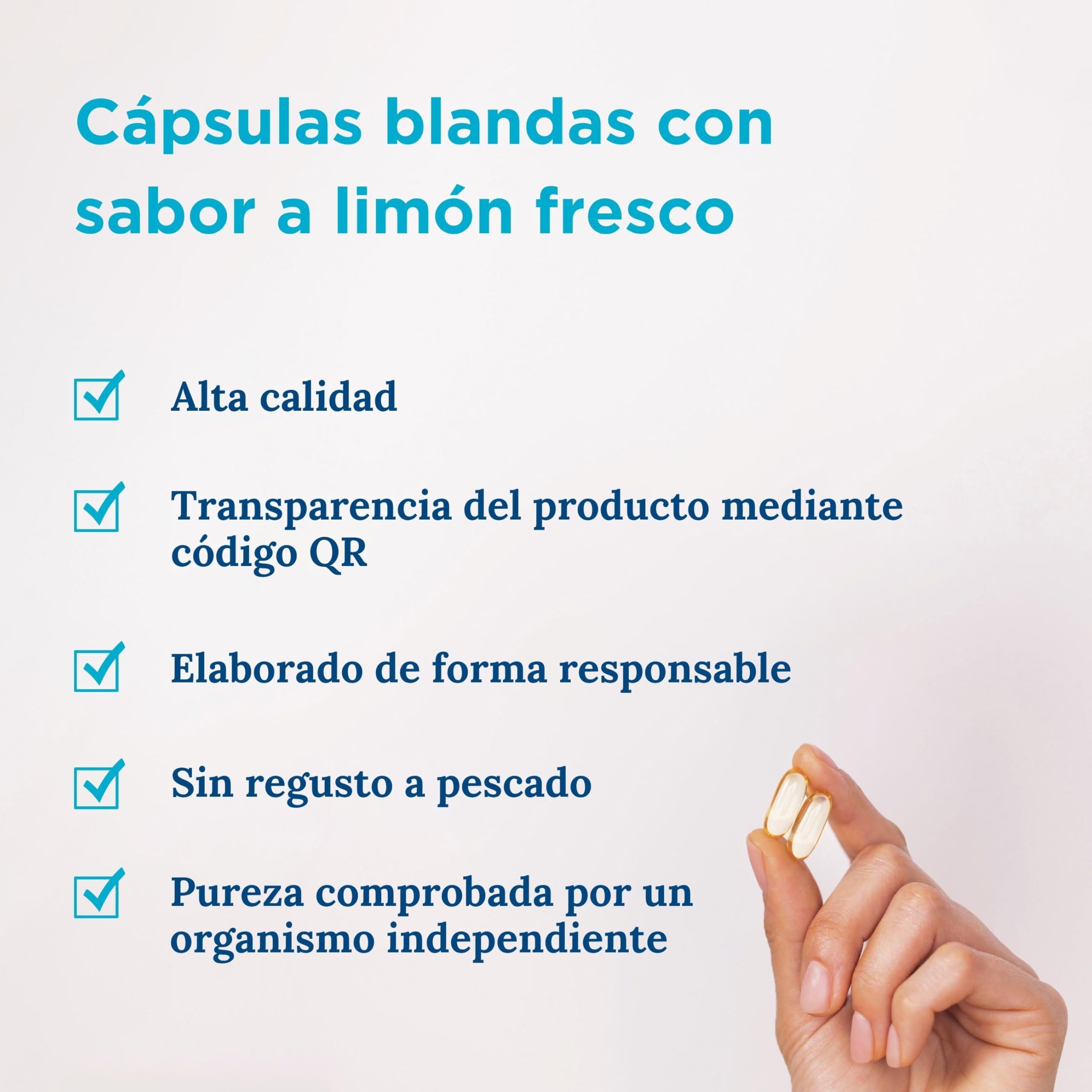 Nordic Naturals Omega 3 690 mg, cápsulas de Omega-3 de alta concentración con aceite de pescado y EPA y DHA, sabor limón, 120 cápsulas blandas, sin soja, sin gluten