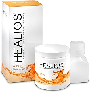 Healios Orange Flavor Oral Health and Dietary Supplement, Powder Form, Naturally Sourced L-Glutamine Trehalose L-Arginine, 11.64 Ounces