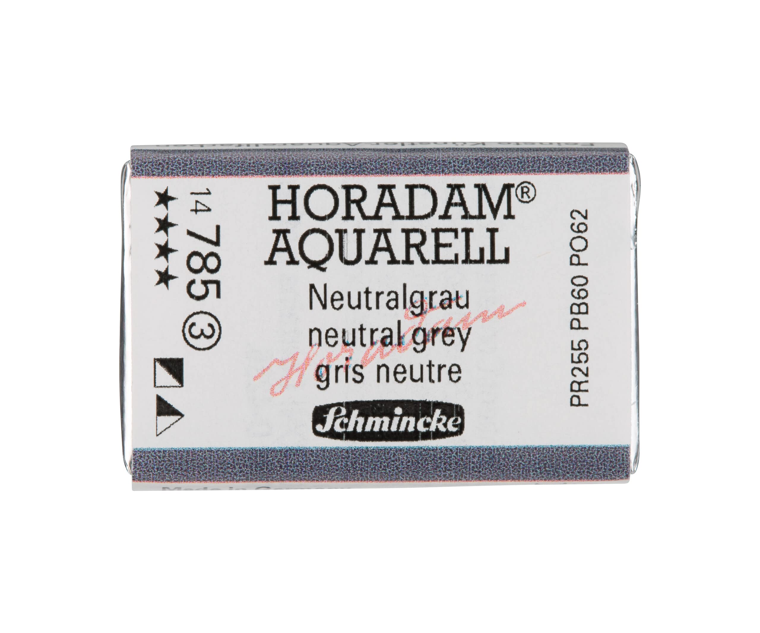 Schmincke - HORADAM® AQUARELL - Finest Artists' watercolours, 785 Neutral Grey, 14 785 043, 1/1 pan — image 1