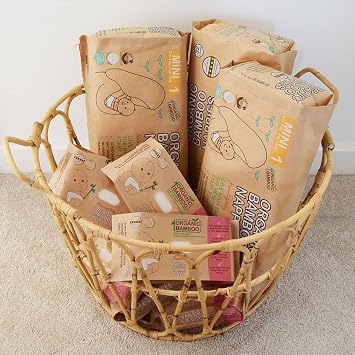 Beaming Baby Organic Bamboo Nappies Size 4, Maxi Plus, 3 Packs of 24 Bamboo Eco Nappies. Eco Friendly Bamboo Diapers for Your Beautiful Baby 6 to 12 Months