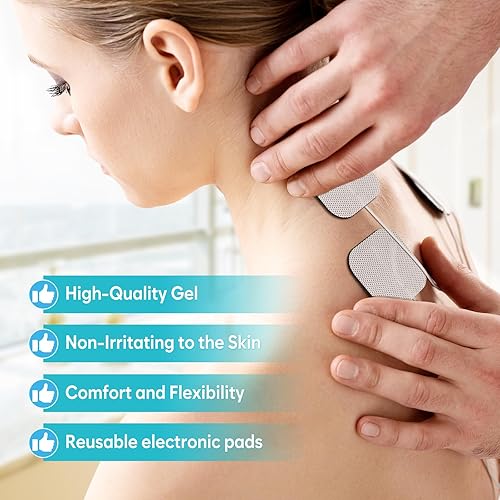 Miniatura 6 de Estimulador muscular tens Unit masajeador electrónico aprobado por la FDA para uso de venta libre alivia el dolor en hombro articulación espalda