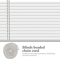 Vista 6 de ARTIBETTER 1 juego de persianas de tirar de cuentas Cadenas de cuentas enrollables Cadena de cuentas Cadena de cuentas Cadena de abanicos de cadena