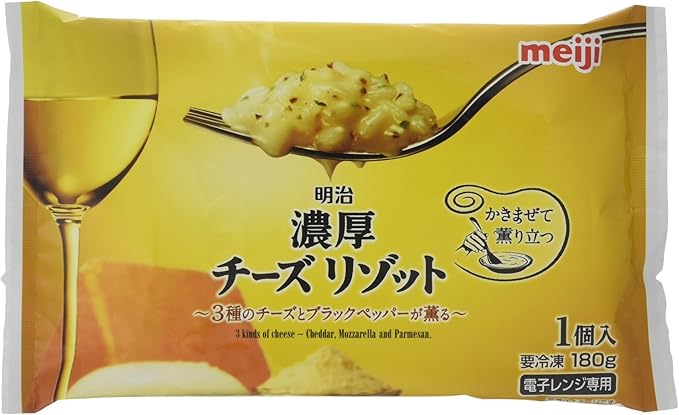 Amazon Co Jp 冷凍 明治 濃厚チーズリゾット 180g 食品 飲料 お酒