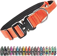 Vista 39 de TSPRO Collares Premium para Perros Collar Táctico para Perro con Parche y Hebilla de Metal de Liberación Rápida de Servicio Pesado Duradero Grueso
