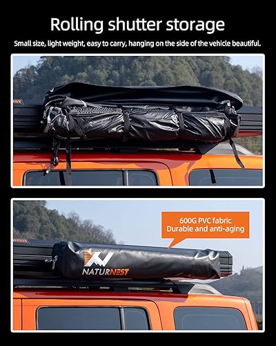 Miniatura 6 de BAMACAR Naturnest - Tienda de campaña de ducha, toldo de ducha por tierra, tienda de baño para Jeep Turck Van SUV Car Camping Shower Carpa tienda de