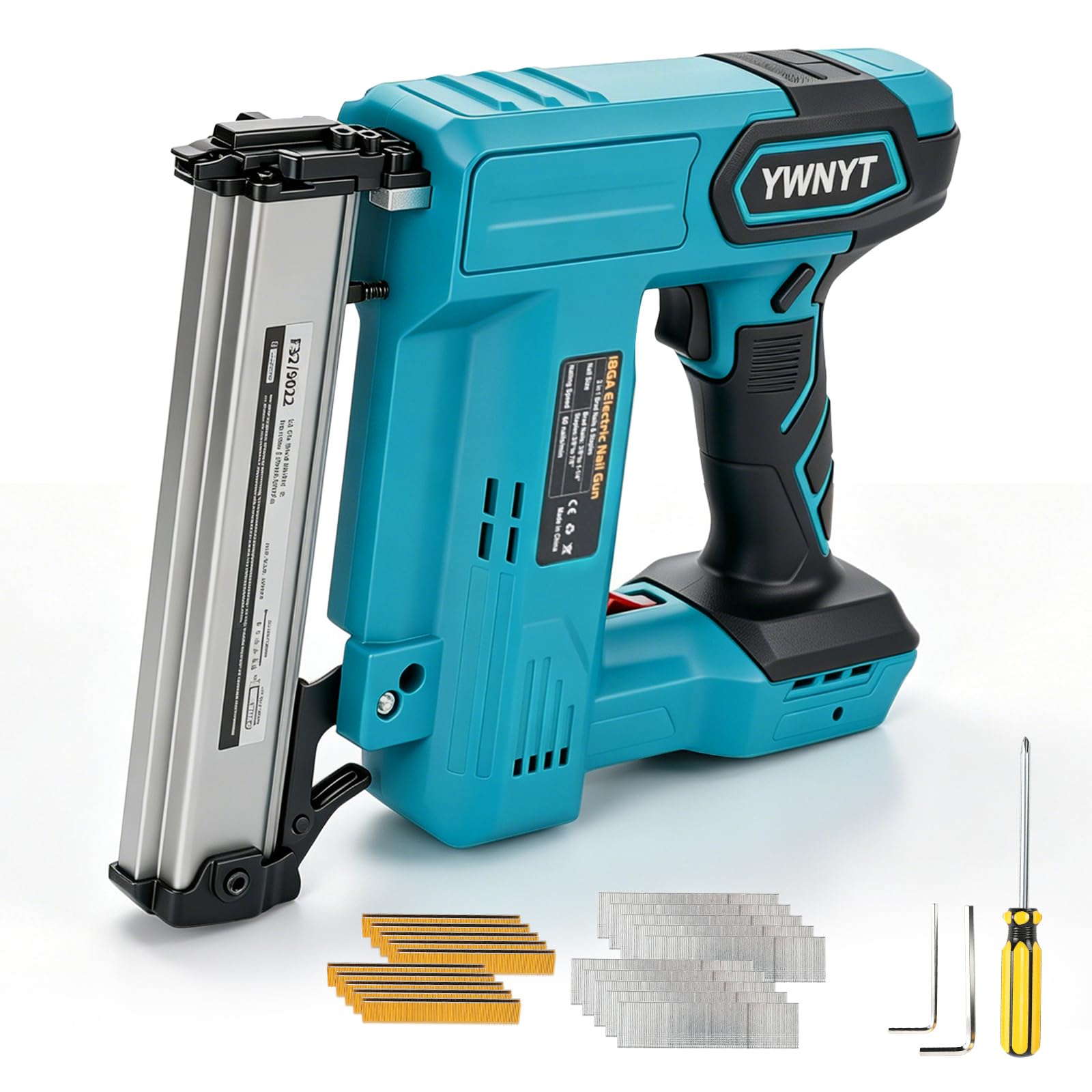 Cordless Brad Nailer Compatible with Makita 18V Battery