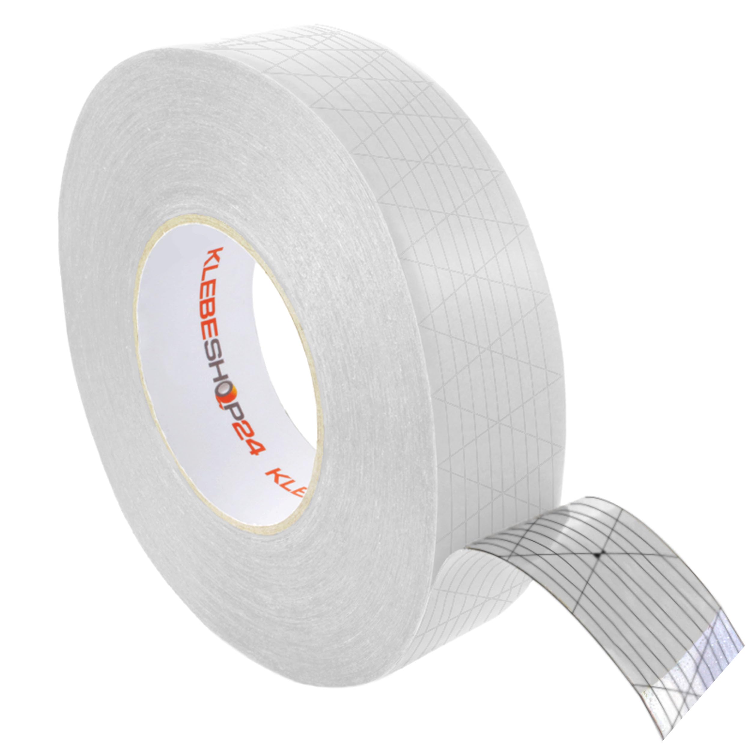 Klebeshop24 Sockelleisten-Klebeband doppelseitig 50 mm x 50 m