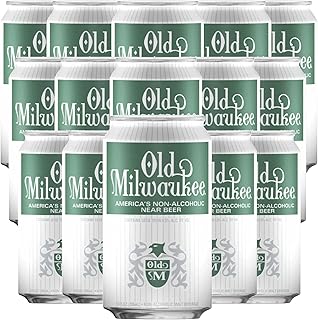 Old Milwaukee Non-Alcoholic Beer | Domestic Non-Alcoholic Malt Beverage | 12 fl oz Cans