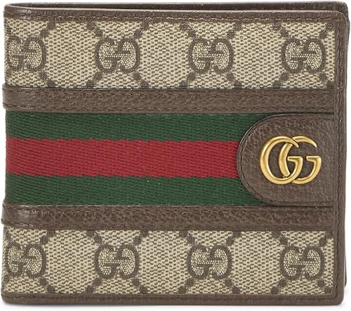 Pre-loved Original GG Supreme Canvas Ophidia Wallet, Brown