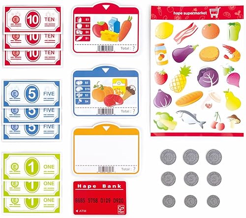 Miniatura 5 de Hape Caja registradora Beep 'n' Buy  Caja registradora de juguete de juego de rol para niños, para niños a partir de 3 años