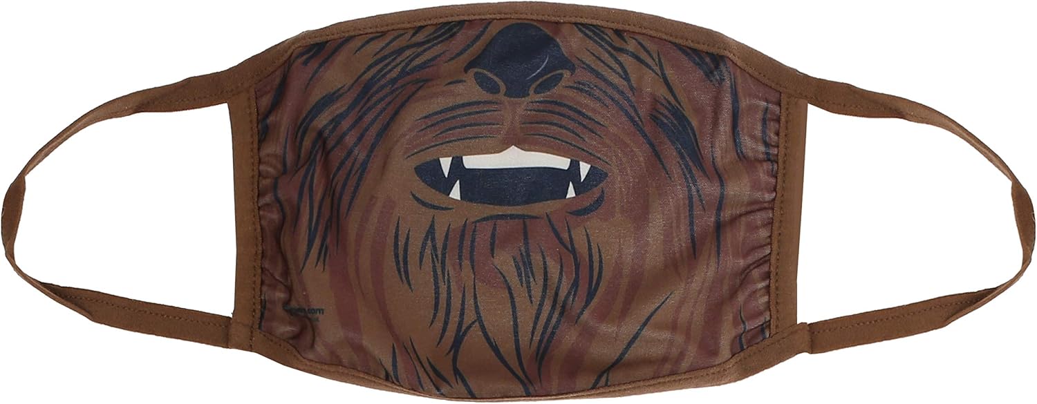 Concept One Star Wars Chewbacca Face Mask, Officially Licensed, Washable, Kids