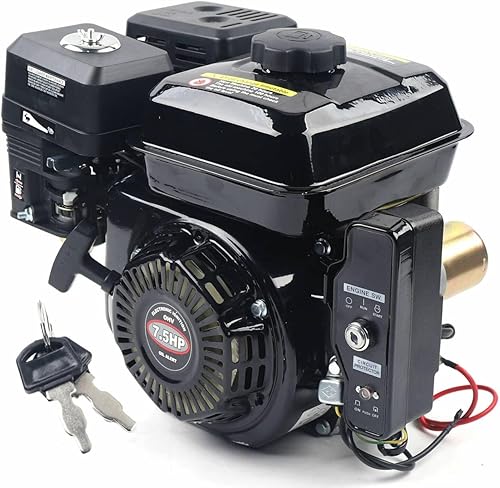Motor eléctrico de arranque Go Kart, divisor de troncos Go Kart, motor de motor de gas de 212 cc, 7.5 HP, motor de gas Go Kart de 4 tiempos para