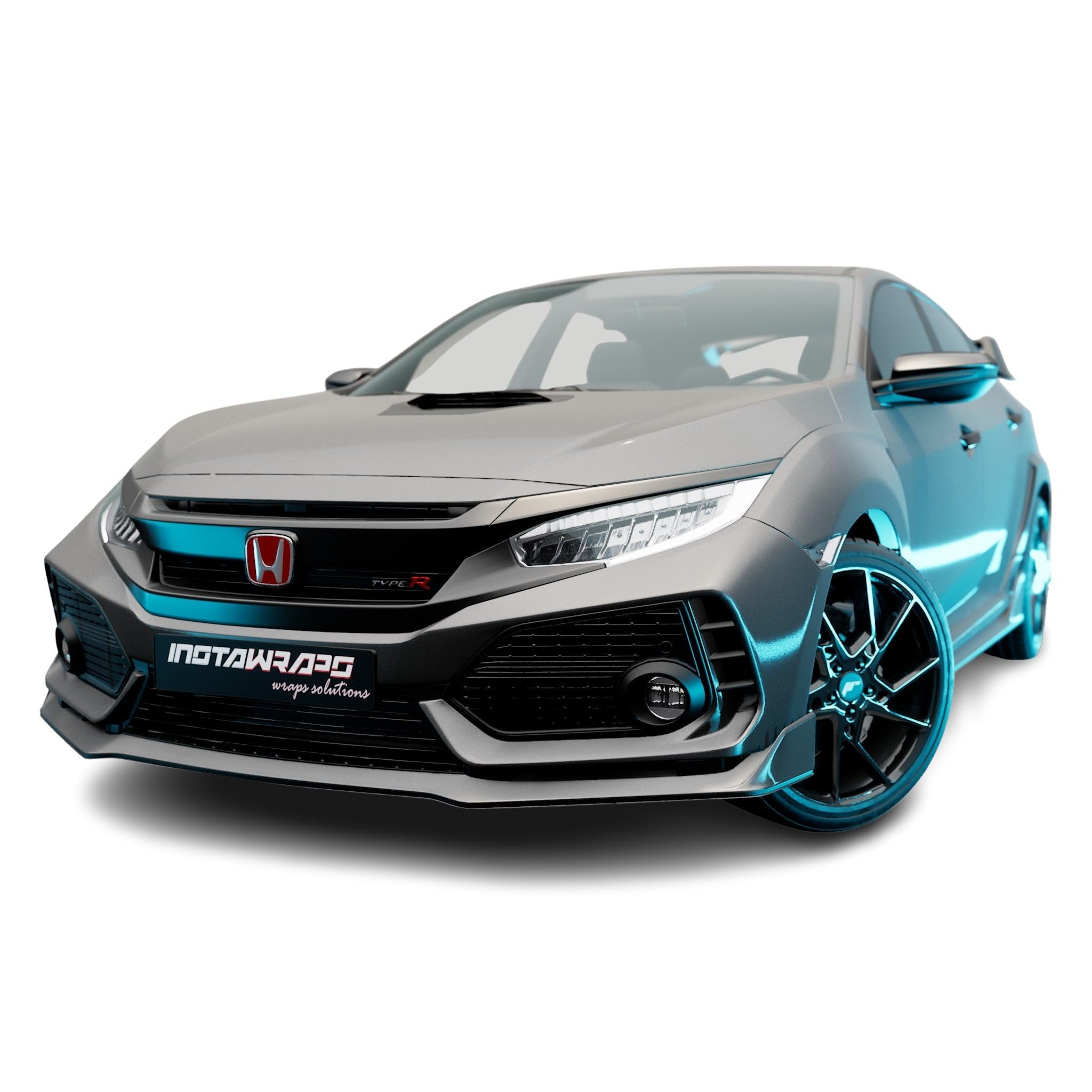 Avery Dennison SW900 Vinyl Film Car Wrap Series | Satin Dark Gray | 854-M | (Sample 3in x 5in)