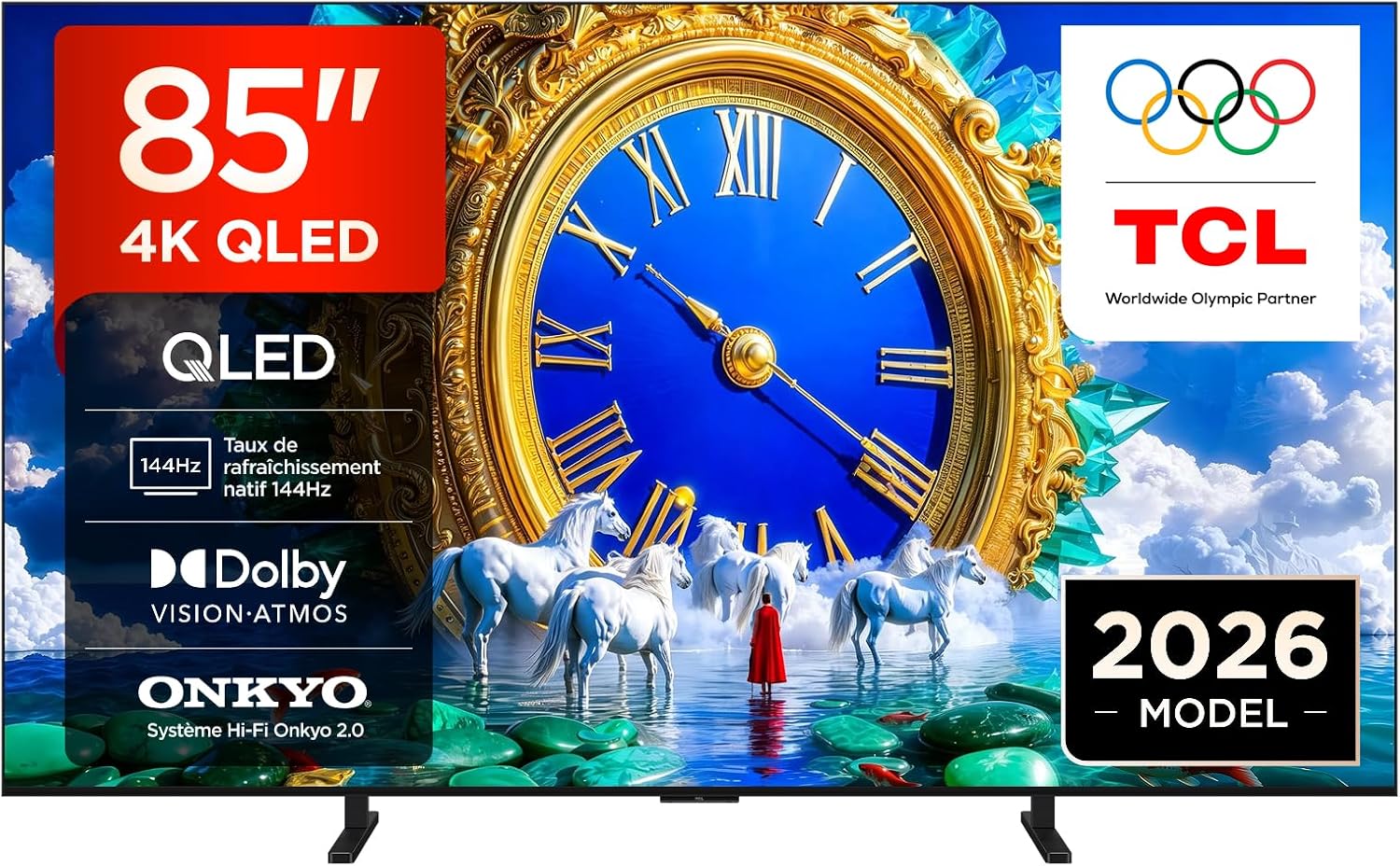 TCL 85A400 de face
