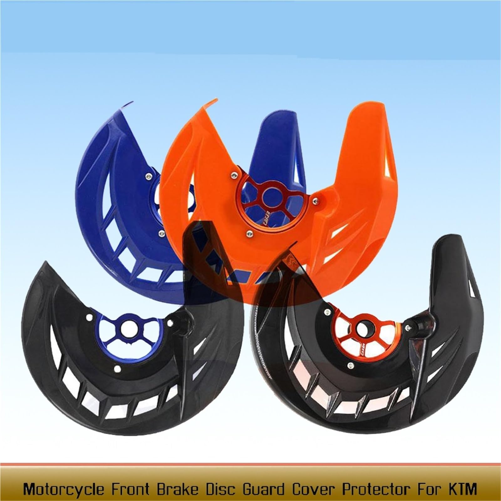 Passend für Husqvarna SX SXF XC XCF E-XC EXCF TC FC TE FE 125-530 22 mm 26 Bremsscheibenschutz vorne Bremsscheibenschutz(22mm black blue)