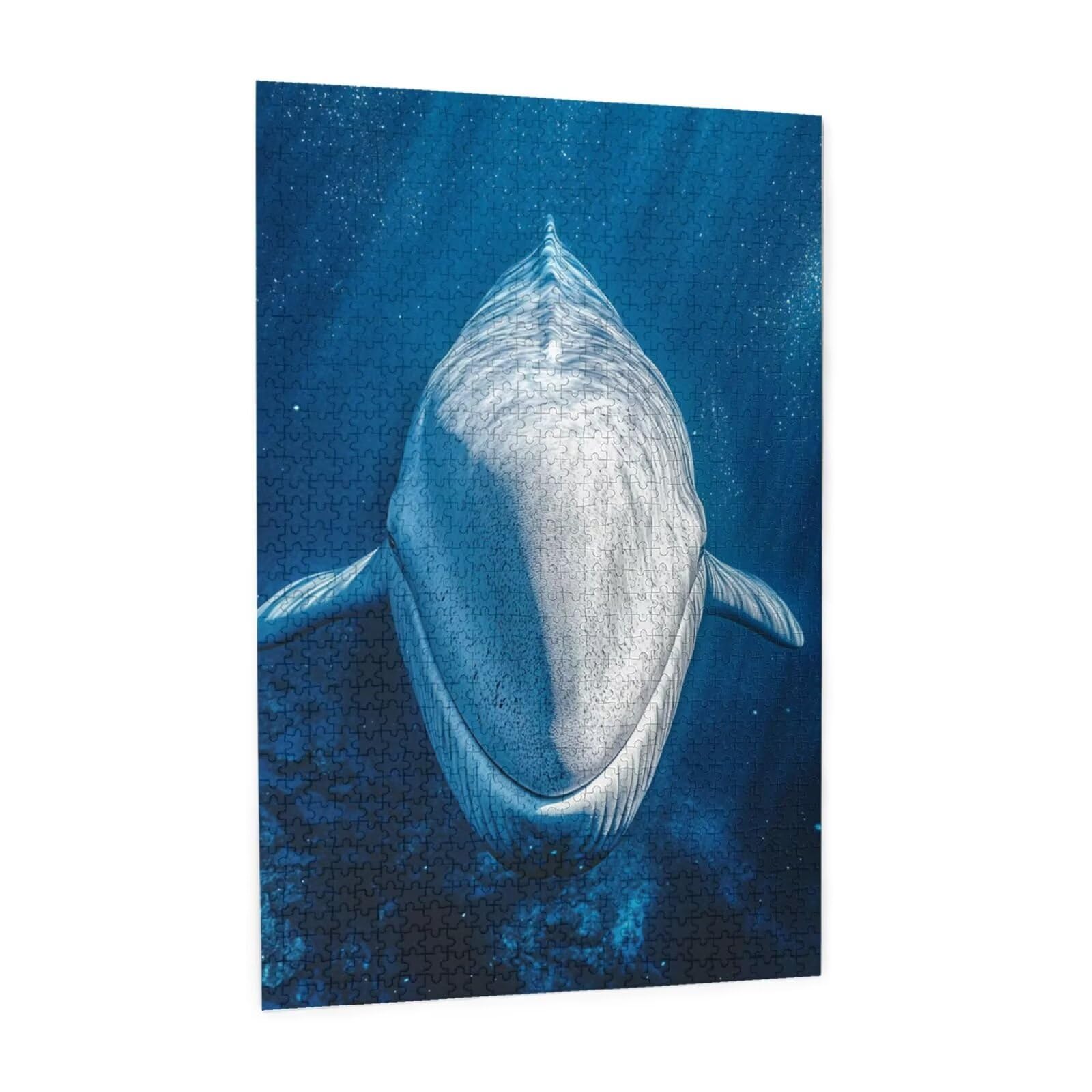 Baleine Puzzle Océan 5000 Pièces Adultes, DIY Puzzles Classiques Art avec Boîte d'emballage et Photos de Référence, Relaxation/Soulagement du Stress/Jeux Amusants, Creatif Cadeau pour Femme M-1801
