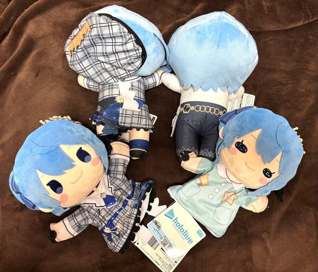 ホロライブ 寝そべりぬいぐるみ 星街すいせい 4個セット