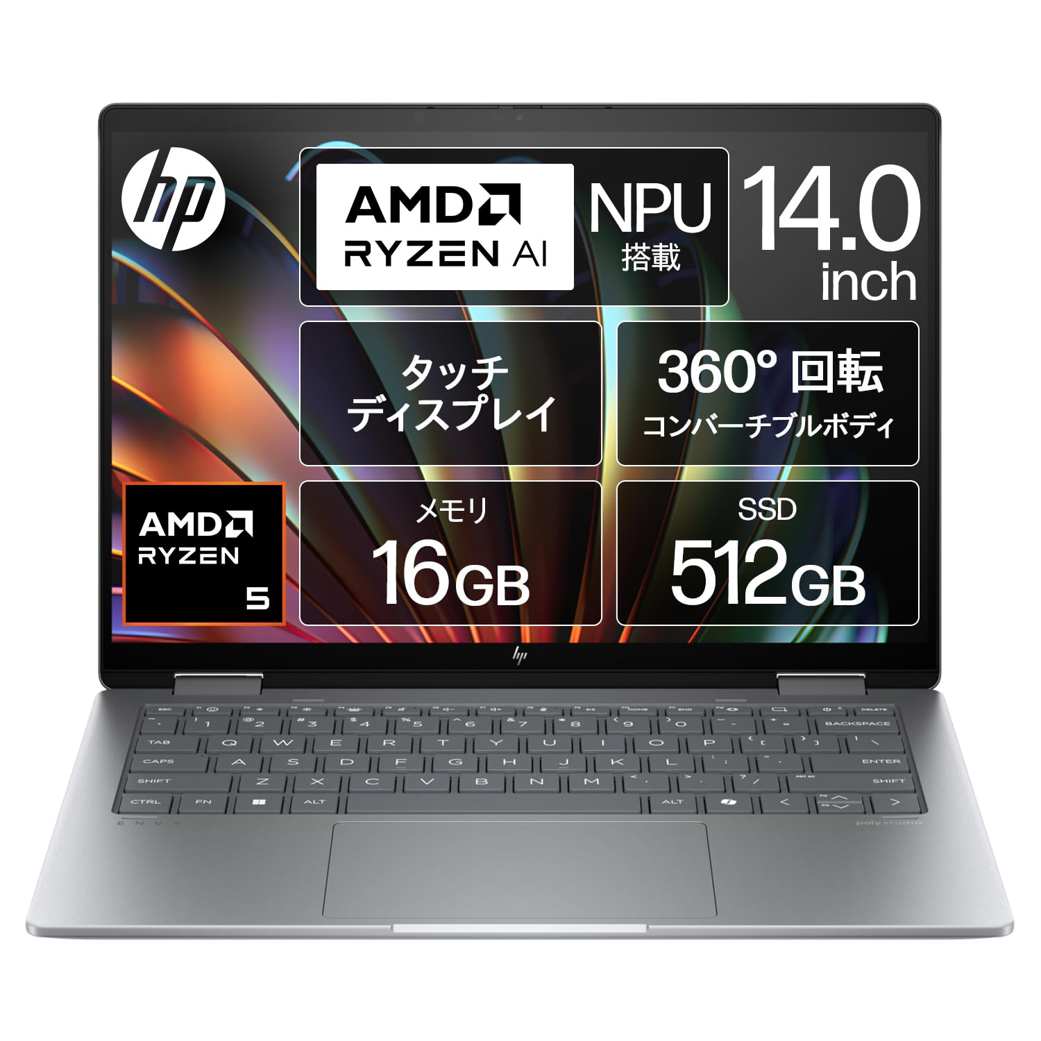 HP Envy x360 14-fa0035AU パフォーマンスモデル 新品‼️ HP Envy x360 