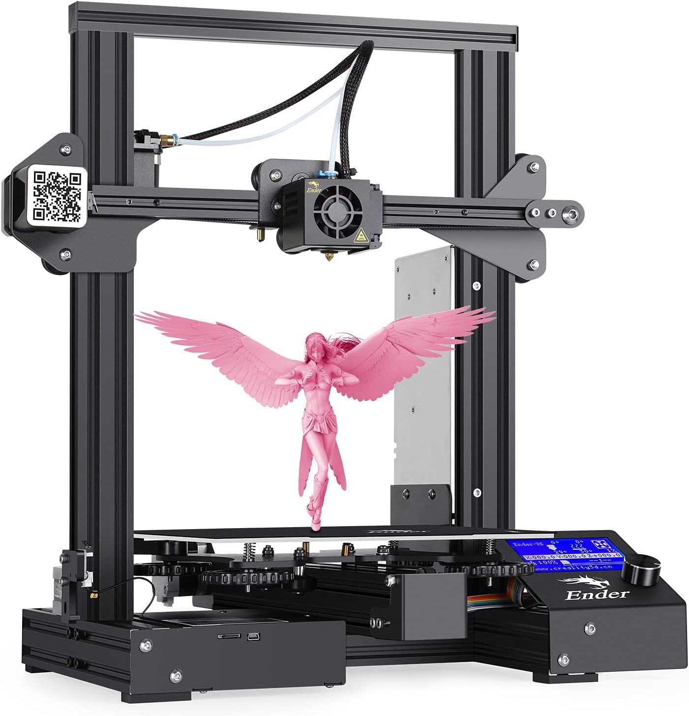 Creality Ender 3 Pro, Impresión de Alta Precisión, Fuente de Alimentación Meanwell, Reanudar la Función de Impresión, Impresión Estable, Cama de Impresión Magnética, 220*220*250mm
