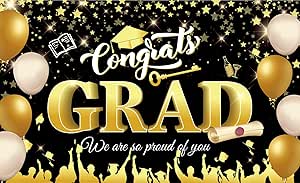 Bannière De Porche De Remise De Diplôme WHJSHOP à Motif De Feuille De