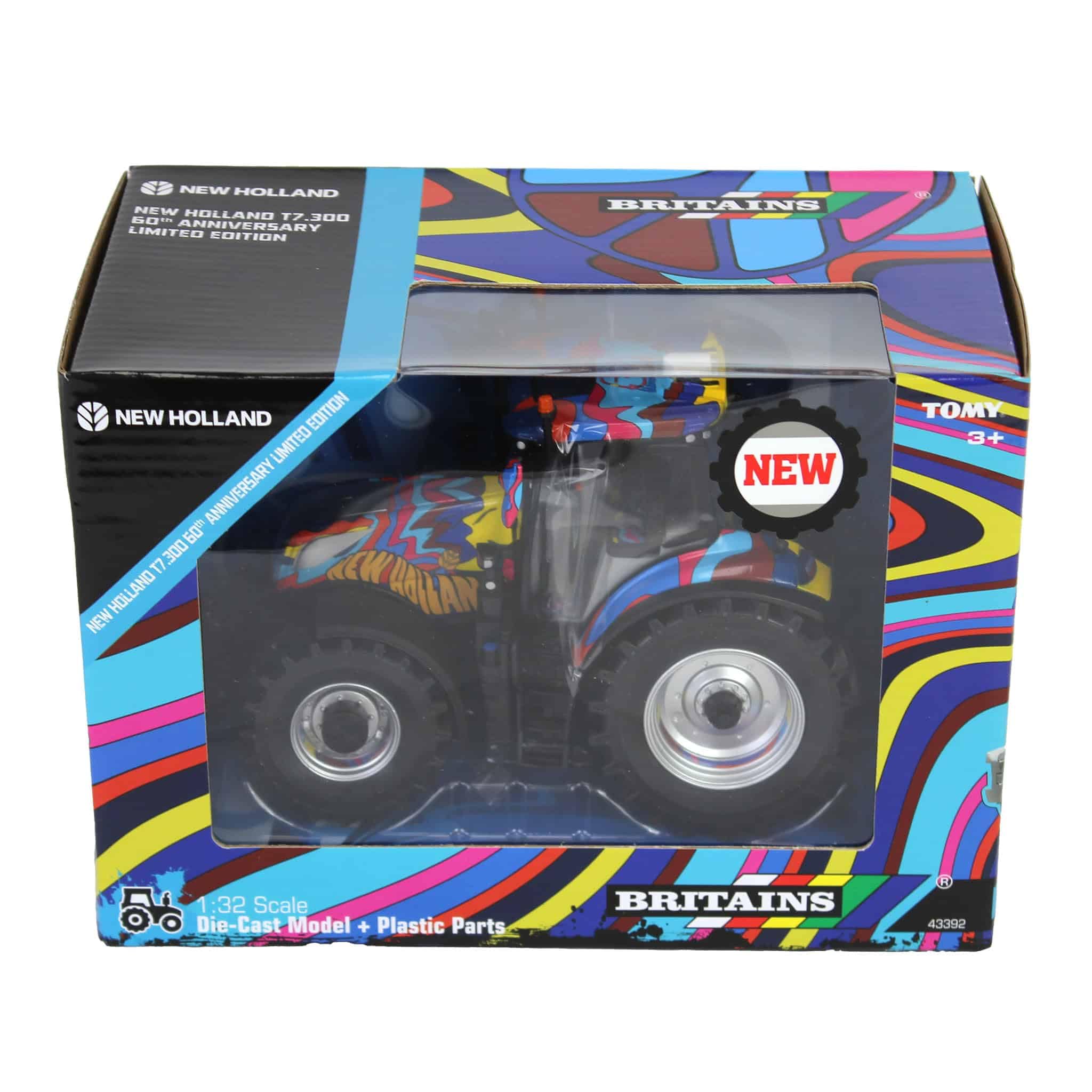 Britains New Holland T7.300 Traktor zum 60. Geburtstag, limitierte Auflage