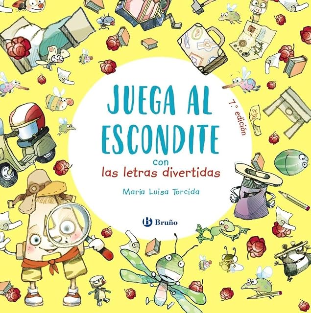 Portada de Juega al escondite con las letras divertidas