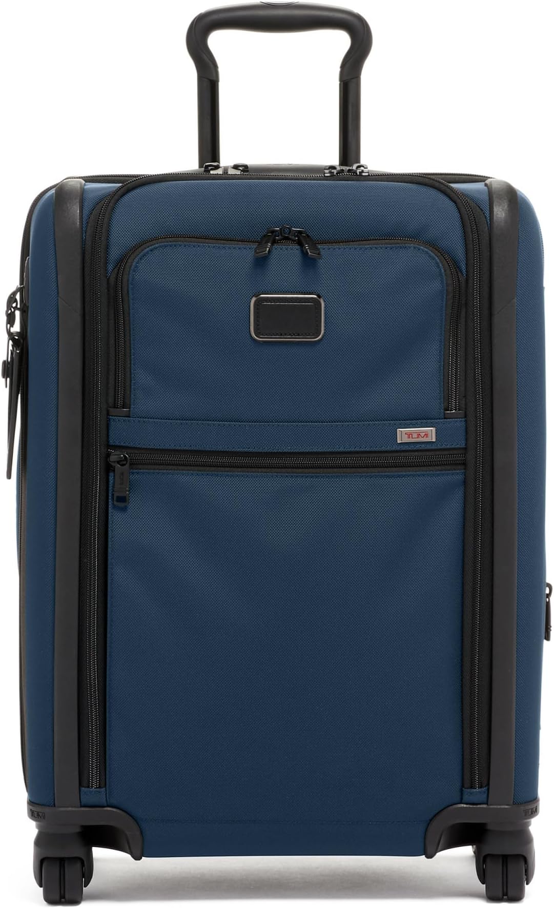 Alpha Continental Dual Access 4 Wheels Carry On, Navy, navy, One size