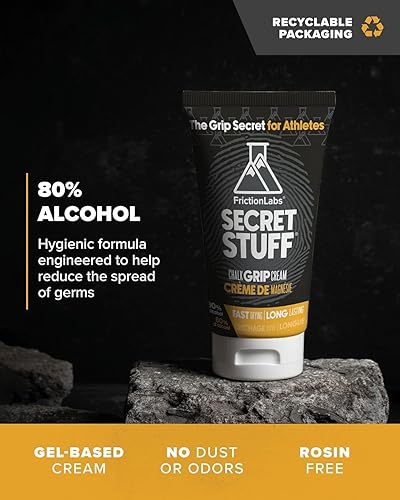 Vista 14 de Friction Labs Quick Grip Secret Stuff - Tiza líquida para atletas, fabricada en Estados Unidos, agradable a la piel, escalada, levantamiento