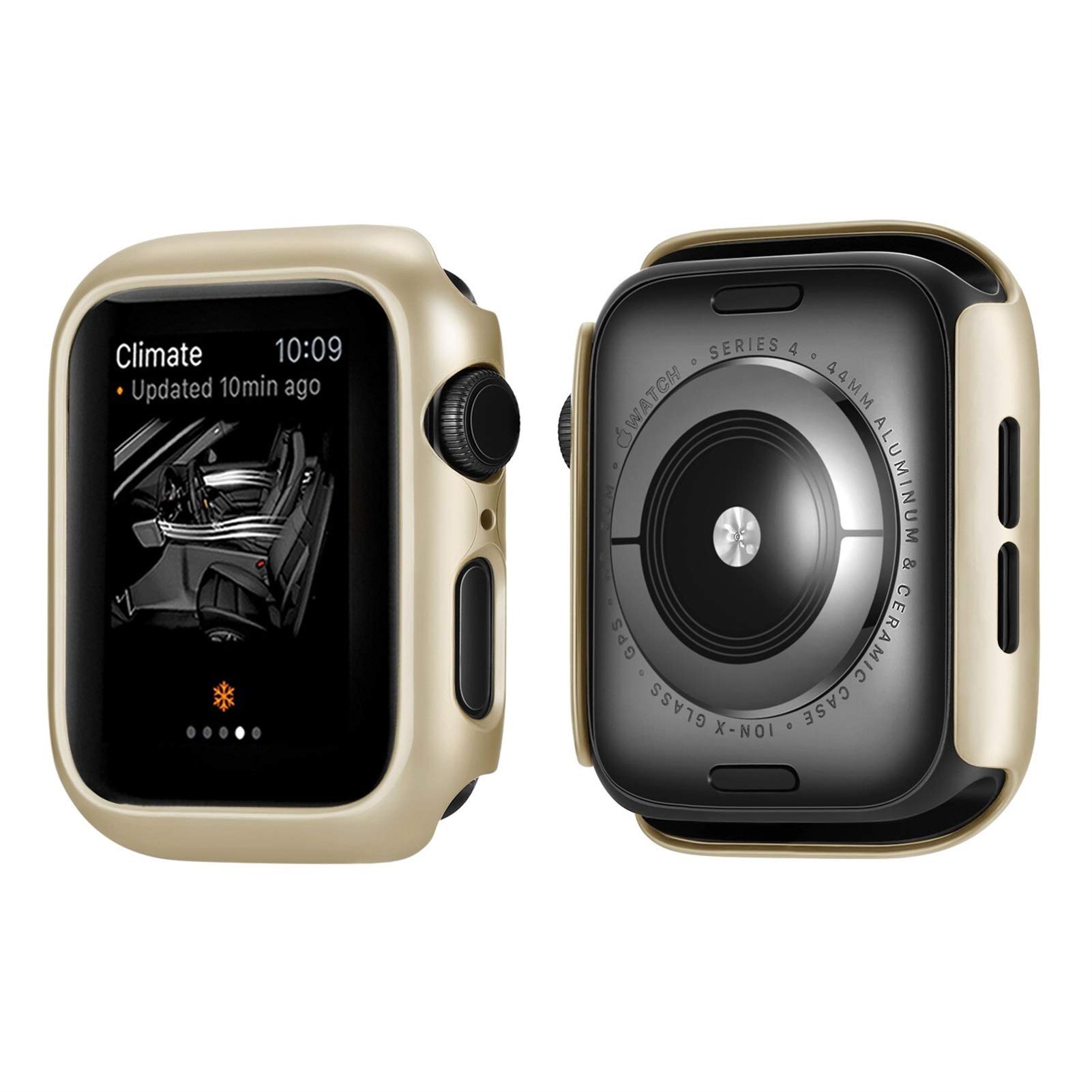 Amazon.com: LRJBFC - Carcasa protectora para Apple Watch Series 5, 1.732  in, 1.575 in, carcasa perfecta para IWatch Series 4 (color: dorado,  diámetro de la esfera: 1.575 in) : Ropa, Zapatos y Joyería