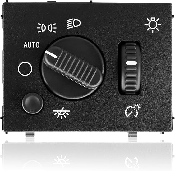 ANAFTULY Headlight Dimmer Switch Replacement for 20032007 Chevy Silverado Suburban