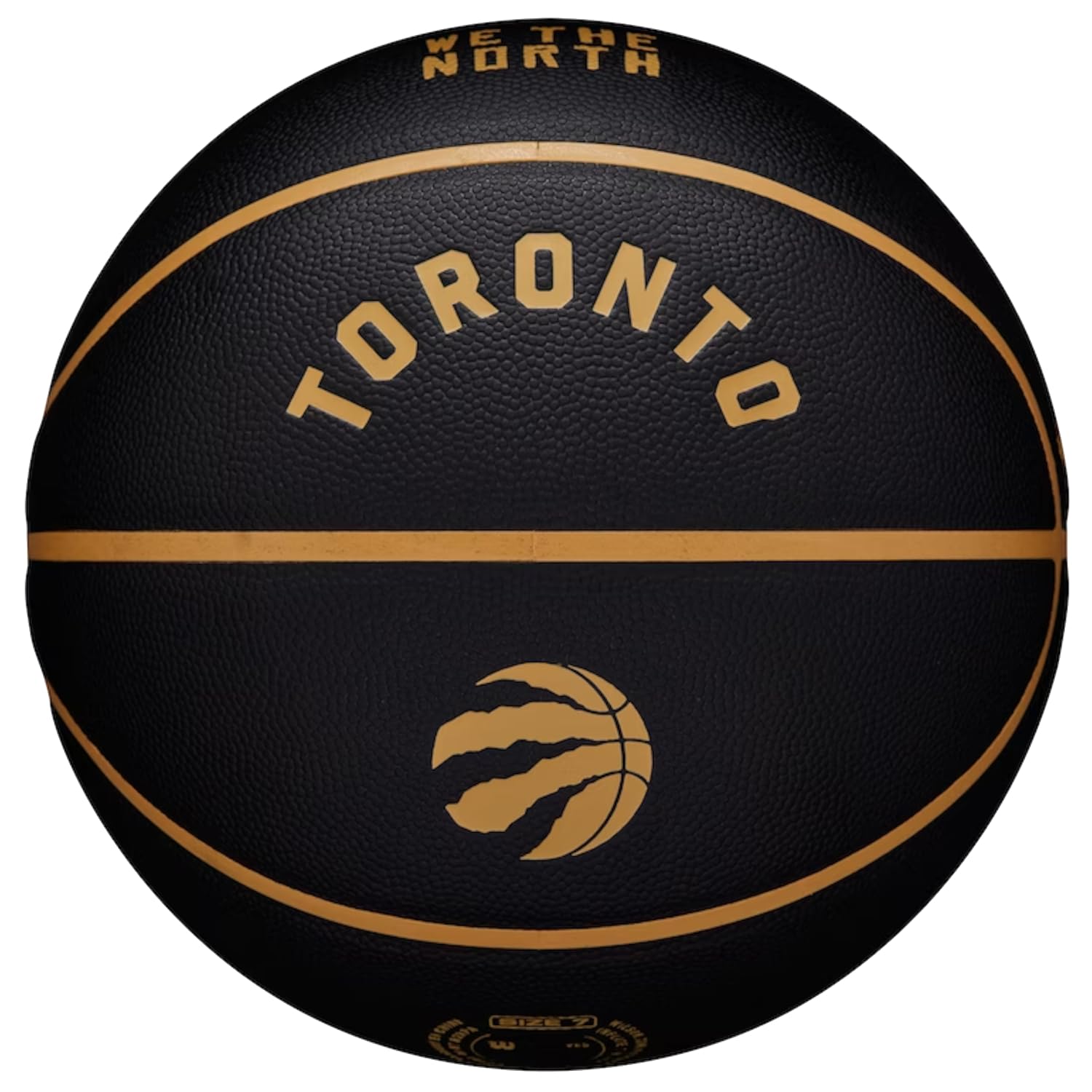Wilson NBA Team City Collector Toronto Raptors Ball WZ4016428ID - Palline da basket, unisex, nero, 7 EU