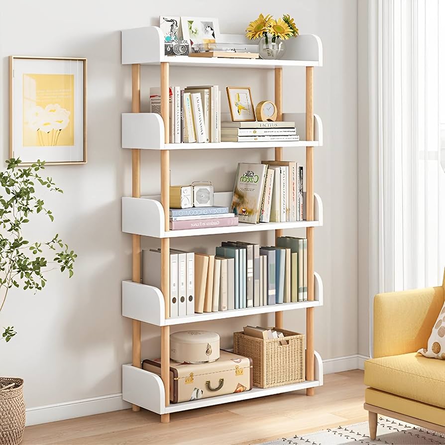 Amazon.com: OSCHF 5-Tier Wooden Open Bookcase - Modern